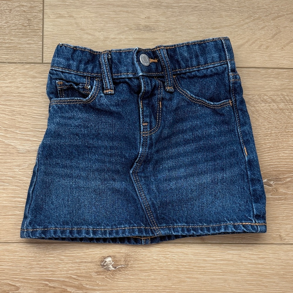 Old Navy Girls Denim Skirt - Dark Blue